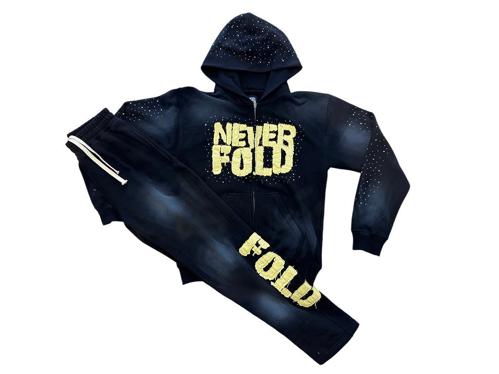 FULL TRACKSUIT YELLOW AND BLACK